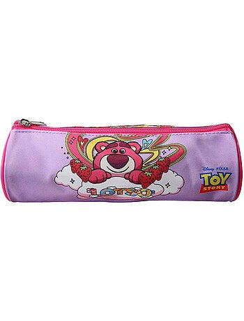 Astuccio rotondo scuola bambina TOY STORY rosa 1 scomparto