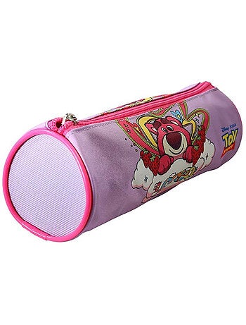 Astuccio rotondo scuola bambina TOY STORY rosa 1 scomparto