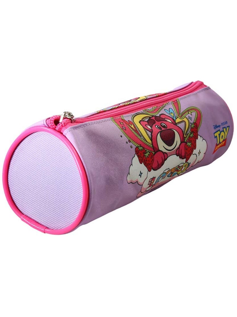 Astuccio rotondo scuola bambina TOY STORY rosa 1 scomparto Rosa - Kiabi