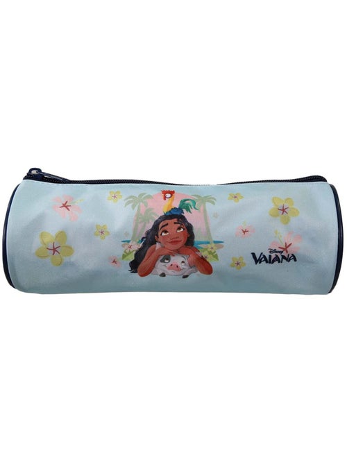 Astuccio rotondo scuola bambina VAIANA blu 1 scomparto con zip - Kiabi Astuccio rotondo scuola bambina VAIANA blu 1 scomparto con zip - Kiabi