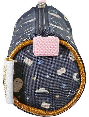 Astuccio rotondo scuola bambino HARRY POTTER blu navy rosa
