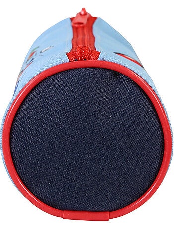 Astuccio rotondo scuola bambino SUPER MARIO blu 1 scomparto
