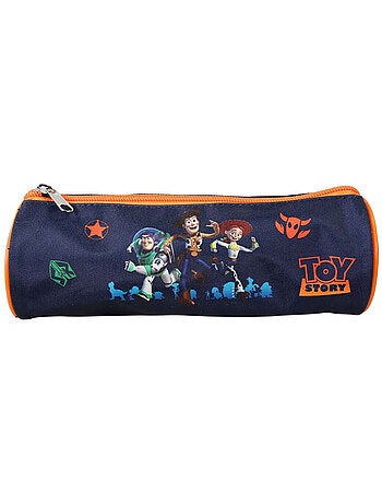 Astuccio rotondo scuola bambino TOY STORY blu arancione 1 scomparto