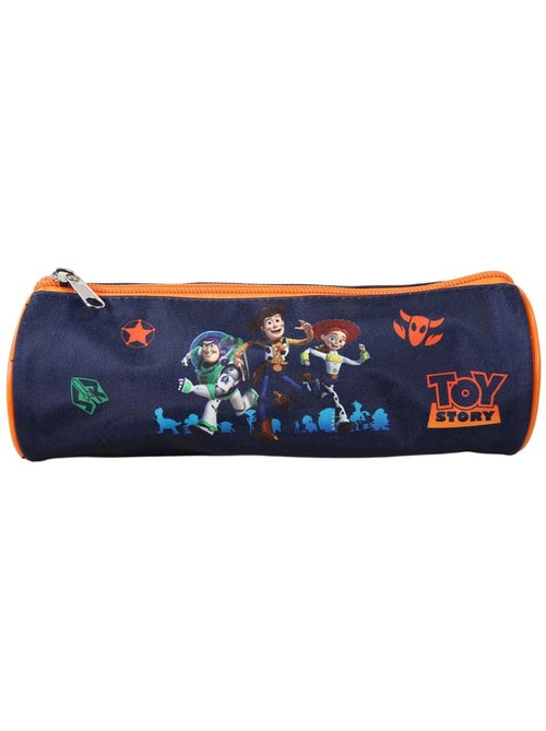 Astuccio rotondo scuola bambino TOY STORY blu arancione 1 scomparto - Kiabi
