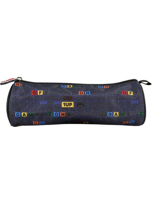 Astuccio rotondo scuola KIP School Time blu nero - Kiabi Astuccio rotondo scuola KIP School Time blu nero - Kiabi