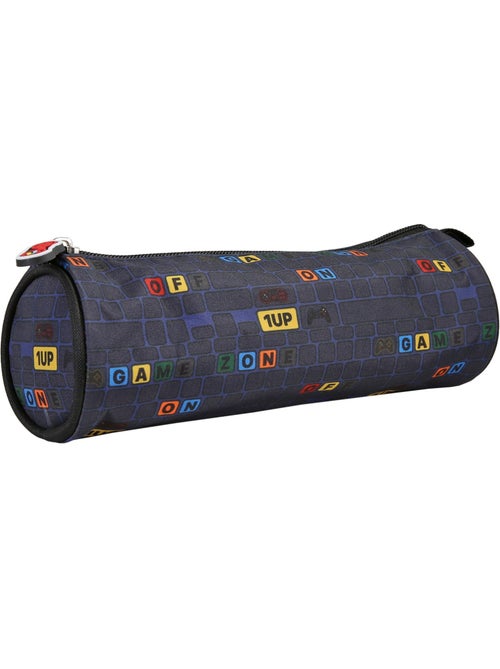 Astuccio rotondo scuola KIP School Time blu nero - Kiabi Astuccio rotondo scuola KIP School Time blu nero - Kiabi