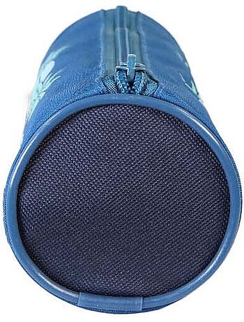 Astuccio rotondo scuola STITCH blu 1 scomparto