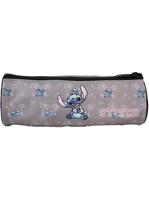 Astuccio rotondo scuola STITCH grigio 1 scomparto - Kiabi Astuccio rotondo scuola STITCH grigio 1 scomparto - Kiabi