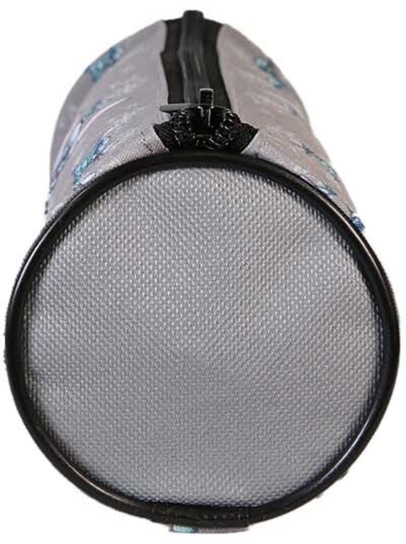 Astuccio rotondo scuola STITCH grigio 1 scomparto Grigio - Kiabi