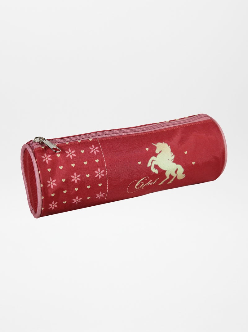 Astuccio rotondo 'Unicorno' ROSA - Kiabi
