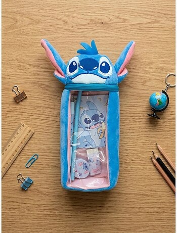 Astuccio scolastico motivo point resistente stitch disney