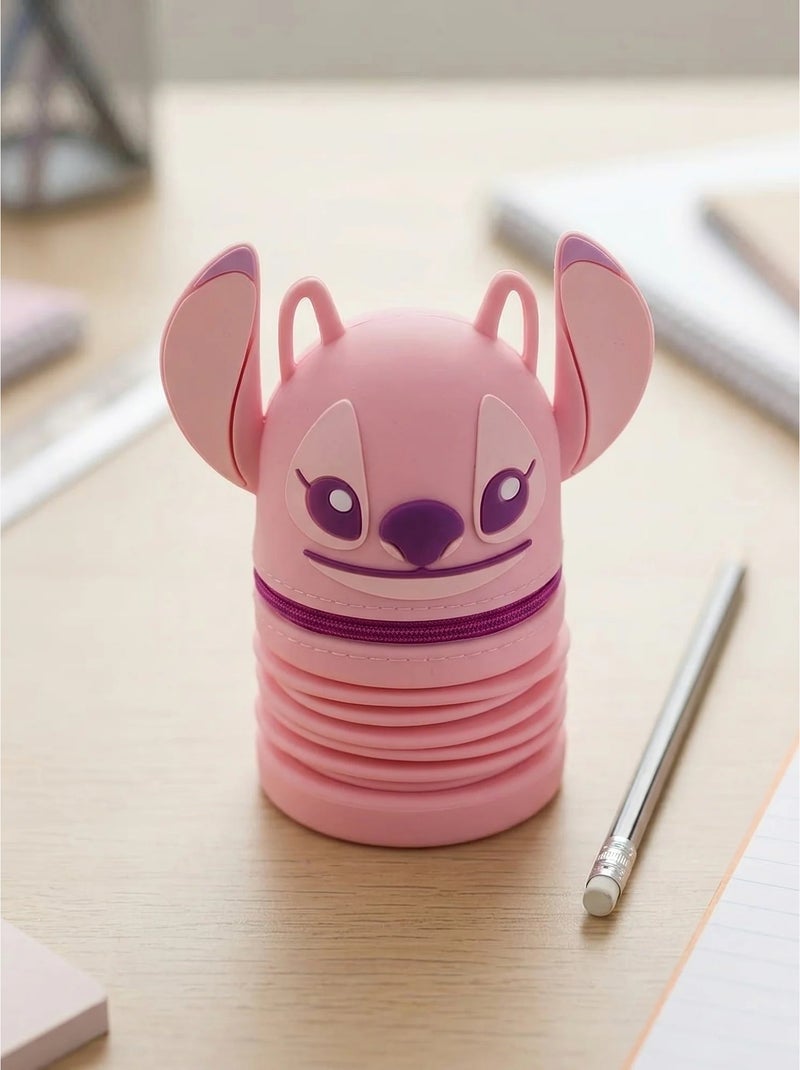 Astuccio scolastico resistente grande scomparto stitch disney Blu - Kiabi