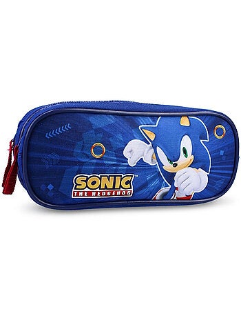 Astuccio scolastico Sonic The Hedgehog a doppio scomparto 155-01309