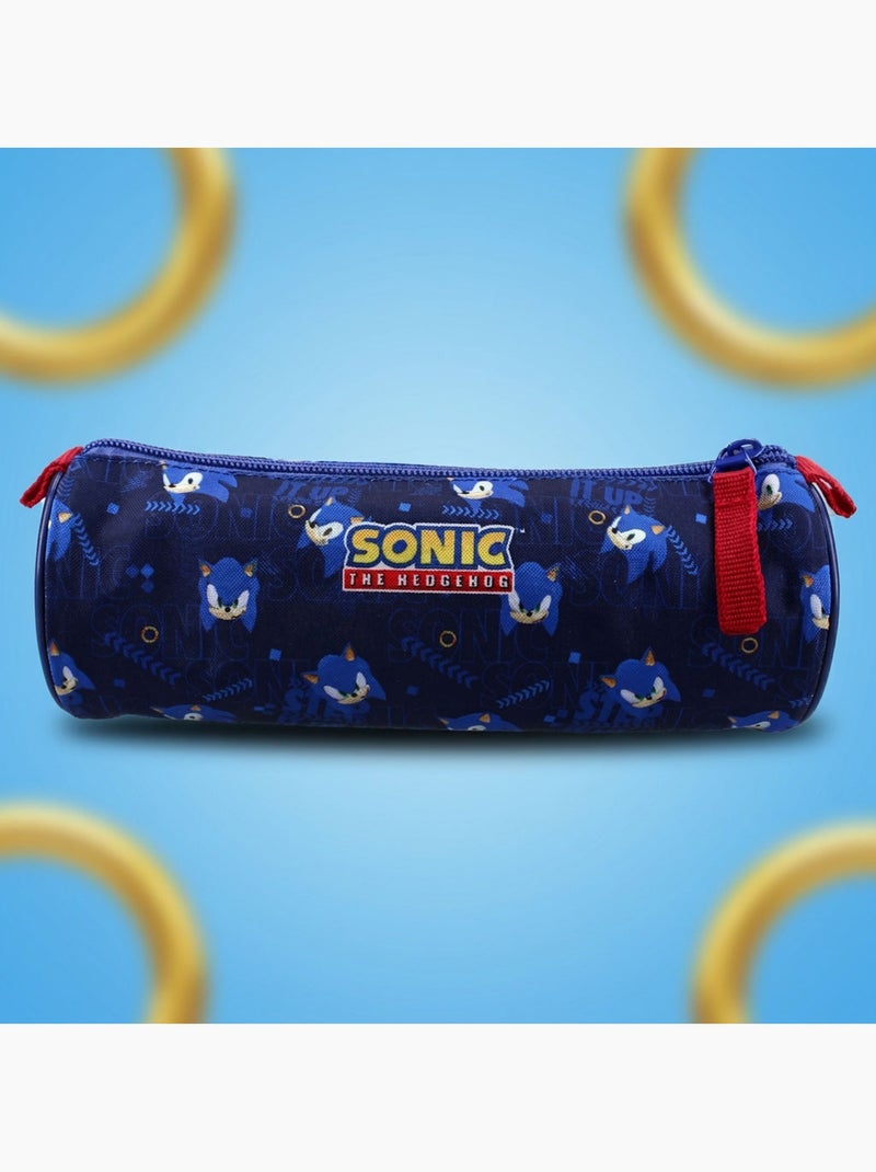 Astuccio scolastico Sonic The Hedgehog a scomparto singolo 155-01308 Blu Multicolore - Kiabi