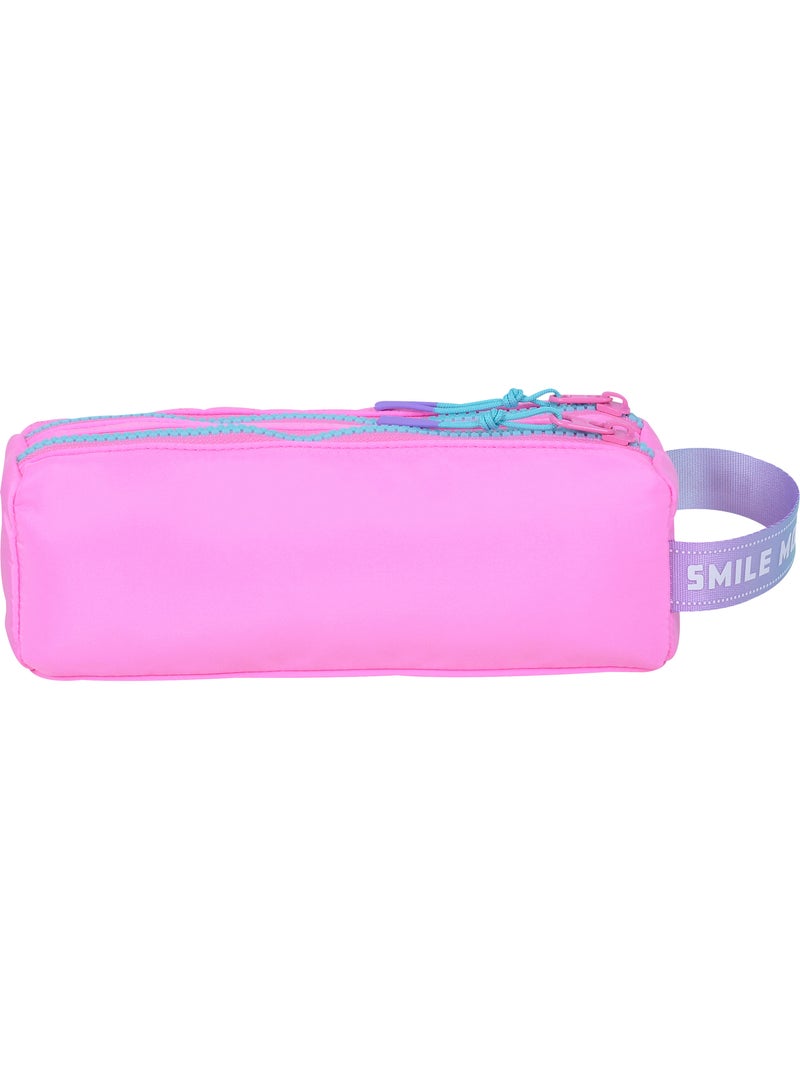 Astuccio scuola bambina 2 scomparti MARSHMALLOW Blush rosa Rosa - Kiabi