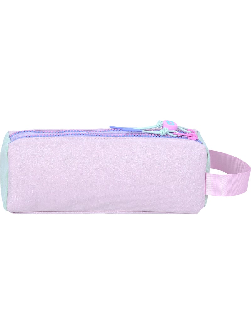 Astuccio scuola bambina doppio scomparto MARSHMALLOW Dégradé multicolore pastello Rosa pastello - Kiabi
