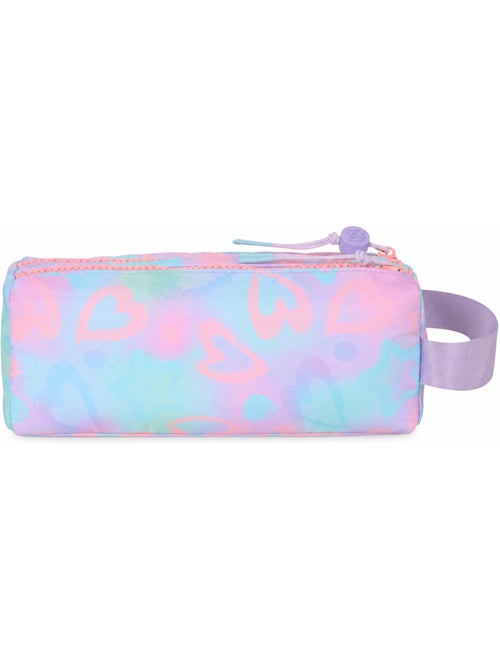 Astuccio scuola bambina doppio scomparto MARSHMALLOW Funny Love multicolore pastello - Kiabi Astuccio scuola bambina doppio scomparto MARSHMALLOW Funny Love multicolore pastello - Kiabi