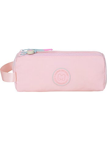 Astuccio scuola bambina doppio scomparto MARSHMALLOW Grace Pink rosa pastello