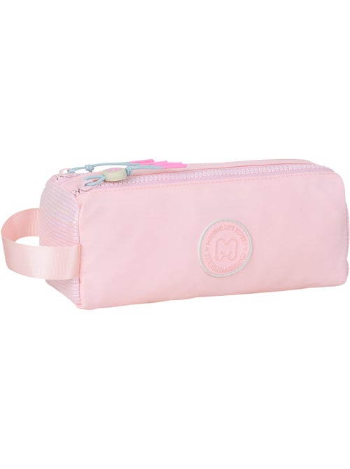 Astuccio scuola bambina doppio scomparto MARSHMALLOW Grace Pink rosa pastello - Kiabi Astuccio scuola bambina doppio scomparto MARSHMALLOW Grace Pink rosa pastello - Kiabi