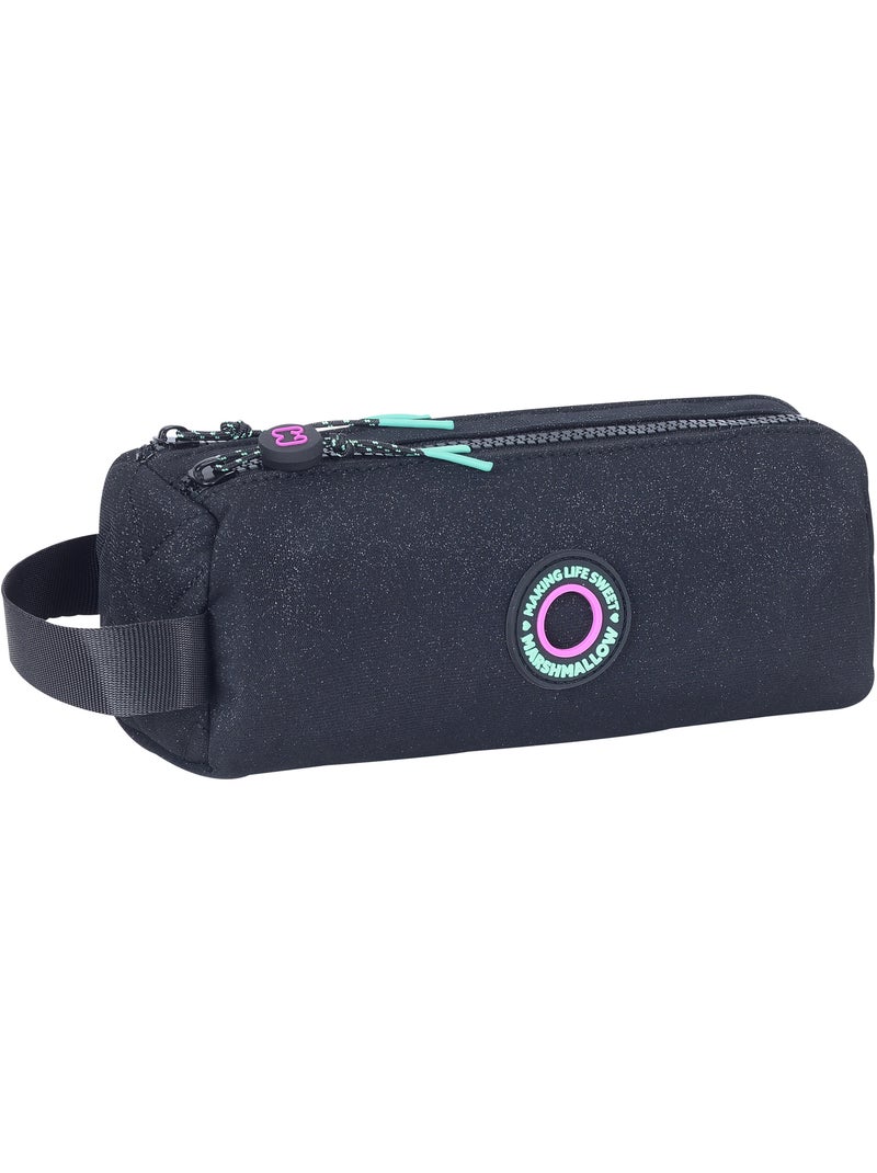 Astuccio scuola bambina doppio scomparto MARSHMALLOW Nighty nero Nero Nero - Kiabi