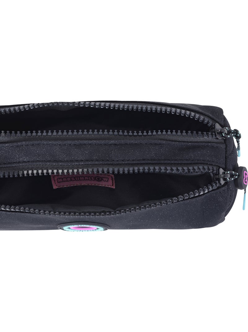 Astuccio scuola bambina doppio scomparto MARSHMALLOW Nighty nero Nero Nero - Kiabi