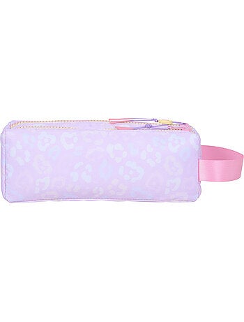 Astuccio scuola bambina doppio scomparto MARSHMALLOW Party Jungle pastello