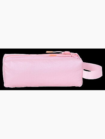 Astuccio scuola bambina doppio scomparto MARSHMALLOW Platinum rosa iridescente