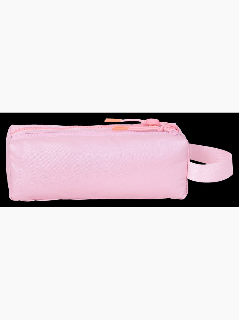 Astuccio scuola bambina doppio scomparto MARSHMALLOW Platinum rosa iridescente Rosa - Kiabi