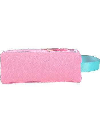 Astuccio scuola bambina doppio scomparto MARSHMALLOW Sweet Glow Pink rosa brillante