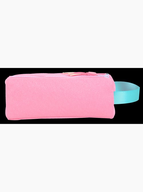 Astuccio scuola bambina doppio scomparto MARSHMALLOW Sweet Glow Pink rosa brillante - Kiabi