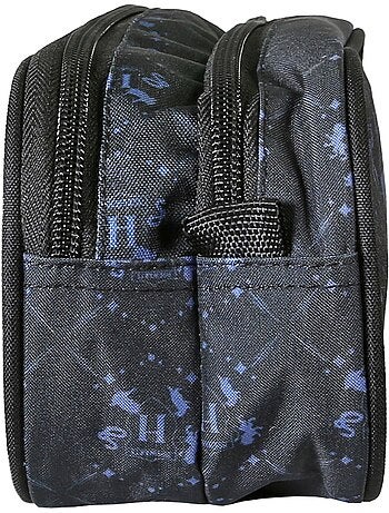 Astuccio scuola bambino 2 scomparti HARRY POTTER nero blu