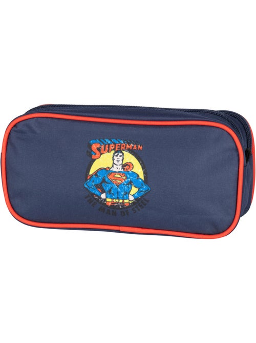 Astuccio scuola bambino 2 scomparti SUPERMAN blu navy rosso - Kiabi Astuccio scuola bambino 2 scomparti SUPERMAN blu navy rosso - Kiabi