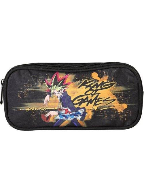 Astuccio scuola bambino doppio scomparto YU-GI-OH King of Game nero - Kiabi Astuccio scuola bambino doppio scomparto YU-GI-OH King of Game nero - Kiabi