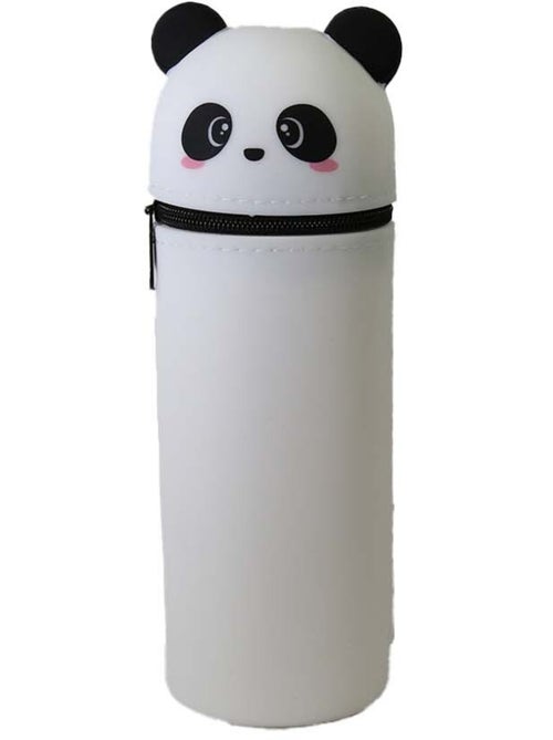 Astuccio scuola cilindrico bambina 1 scomparto Panda bianco - Kiabi