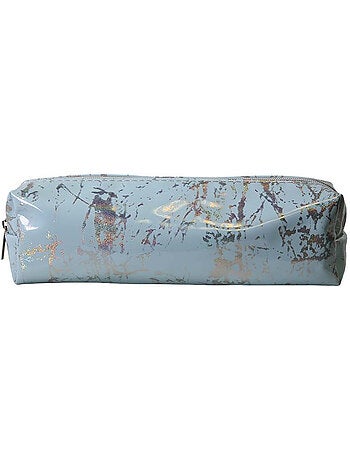 Astuccio scuola rettangolare bambina 1 scomparto blu brillante