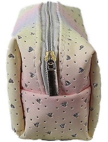 Astuccio scuola rettangolare bambina 1 scomparto multicolore brillante