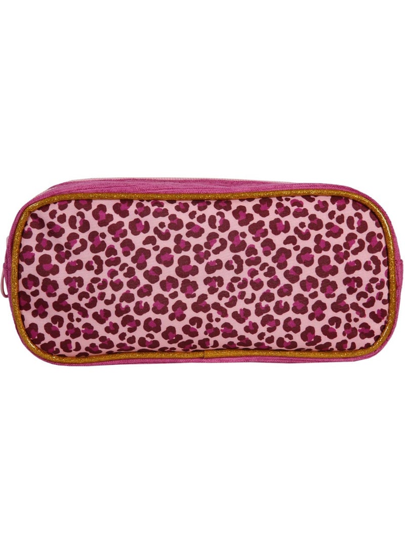 Astuccio scuola rettangolare bambina 2 scomparti FRENCH DISORDER Leo velluto rosa Rosa - Kiabi