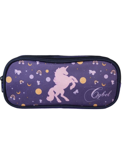 Astuccio scuola rettangolare bambina CYBEL viola 2 scomparti - Kiabi Astuccio scuola rettangolare bambina CYBEL viola 2 scomparti - Kiabi