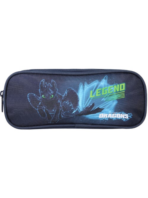 Astuccio scuola rettangolare bambino DRAGONS blu 2 scomparti - Kiabi Astuccio scuola rettangolare bambino DRAGONS blu 2 scomparti - Kiabi