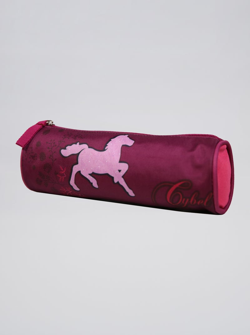 Astuccio tondo con paillettes VIOLA - Kiabi
