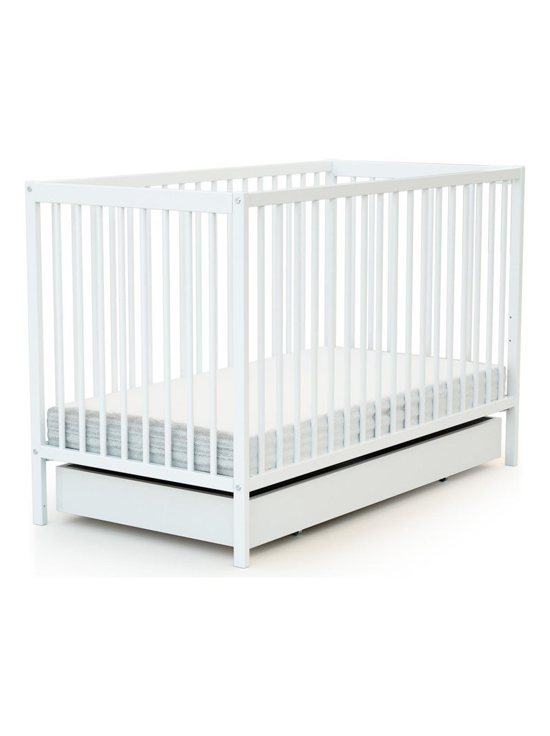 AT4 - Cassetto lettino bambini ROLO - Bianco - 114,50 x 57 x 14 cm Bianco - Kiabi