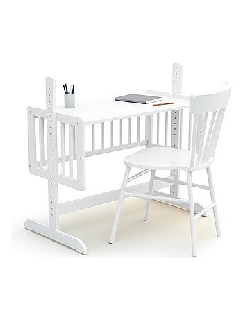 AT4 - Culla co-sleeping evolutiva NINO legno - Bianco - 40 x 80 - 88 x 52 x 90 cm
