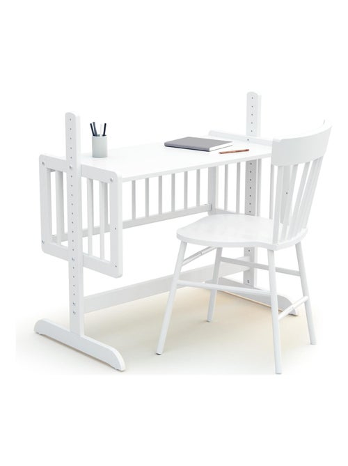 AT4 - Culla co-sleeping evolutiva NINO legno - Bianco - 40 x 80 - 88 x 52 x 90 cm - Kiabi