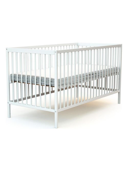 At4 - culla one legno - bianco - 70 x 140 - 144 x 71,5 x 80 cm - Kiabi At4 - culla one legno - bianco - 70 x 140 - 144 x 71,5 x 80 cm - Kiabi