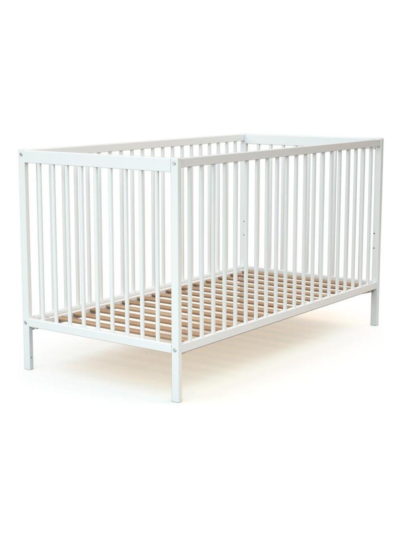 At4 - culla one legno - bianco - 70 x 140 - 144 x 71,5 x 80 cm Bianco - Kiabi