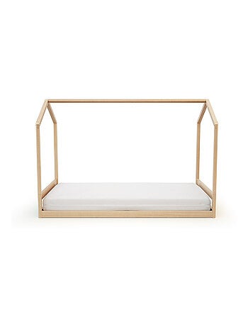 AT4 - Culla trasformabile a capanna KASA legno - Faggio verni - 70 x 140 - 146 x 74.50 x 162.50 cm
