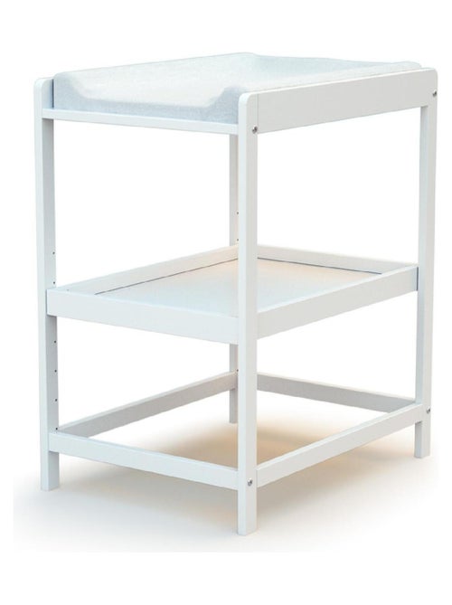 AT4 - Fasciatoio 1 prateleira LIMA legno - Bianco - 73 x 54 x 90 cm - Kiabi