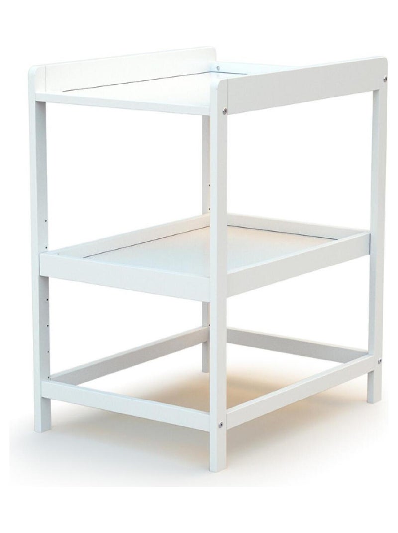 AT4 - Fasciatoio 1 prateleira LIMA legno - Bianco - 73 x 54 x 90 cm Bianco - Kiabi