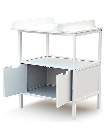 AT4 - Fasciatoio 2 ante NATUR legno - Faggio natural - 68 x 66 x 90,5 cm