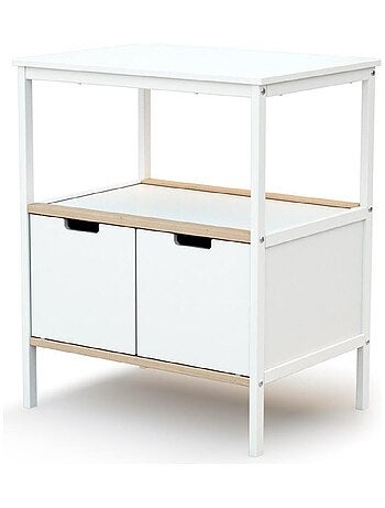 AT4 - Fasciatoio 2 ante NATUR legno - Faggio natural - 68 x 66 x 90,5 cm